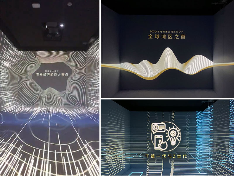 太子灣DPARK企業展廳-5D沉浸式投影效果