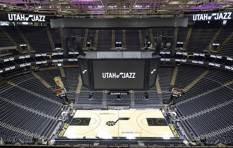 NBA猶他爵士隊主場館俯視圖
